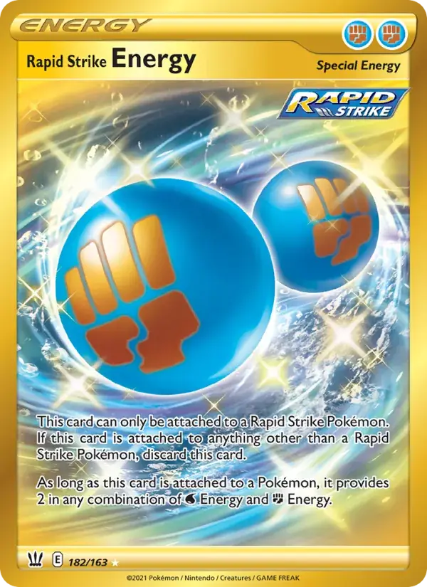 Rapid Strike Energy, Battle Styles 182/163