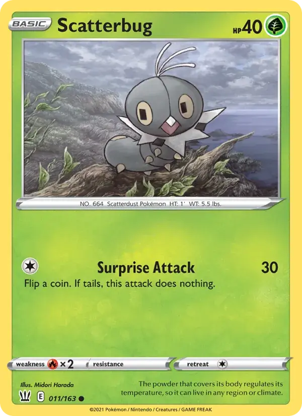 Scatterbug, Battle Styles 11/163