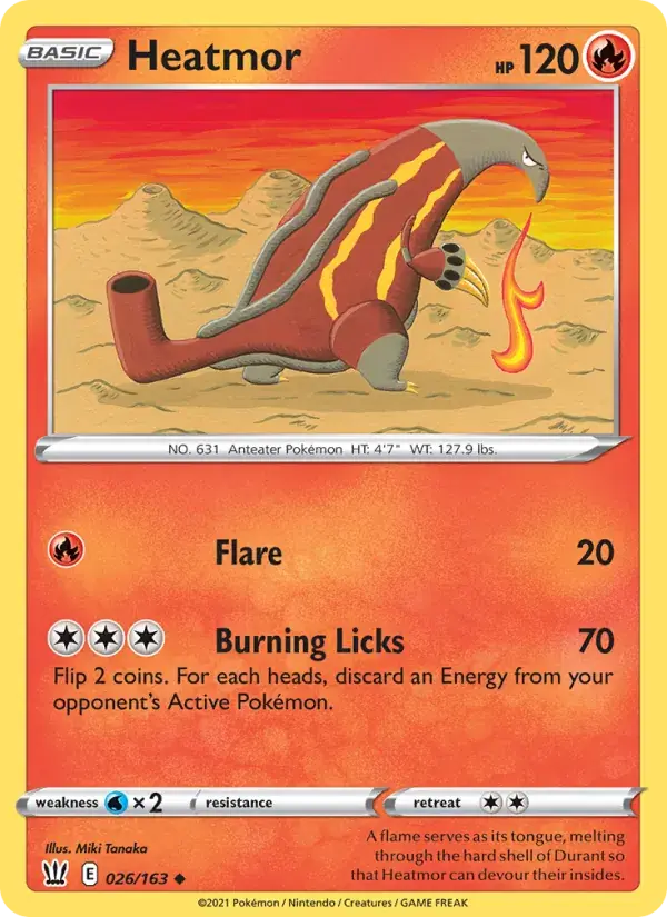 Heatmor, Battle Styles 26/163