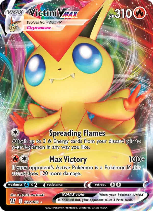 Victini VMAX, Battle Styles 22/163