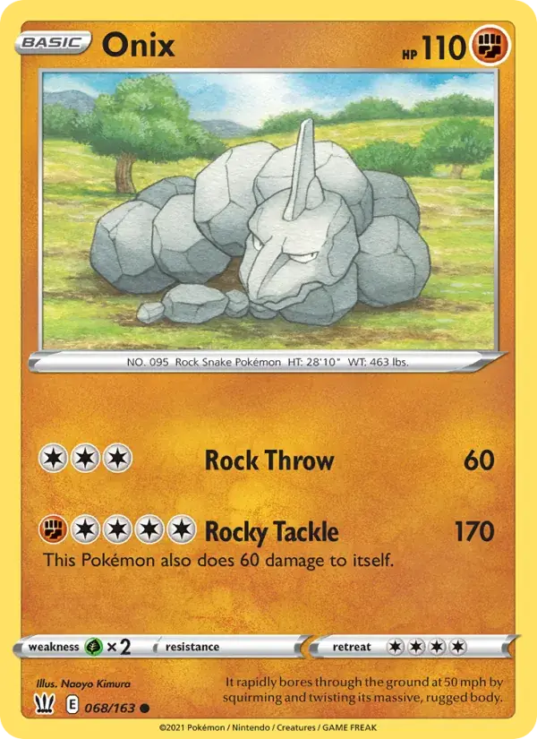 Onix, Battle Styles 68/163
