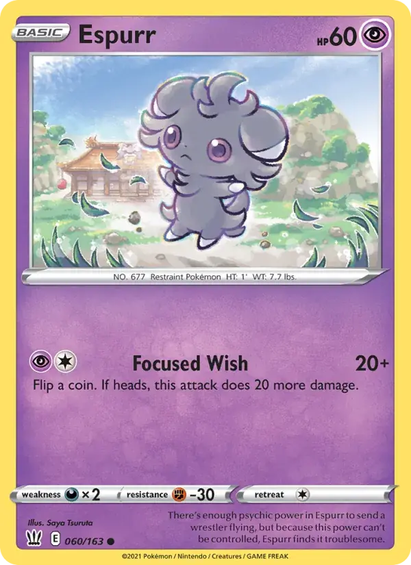 Espurr, Battle Styles 60/163
