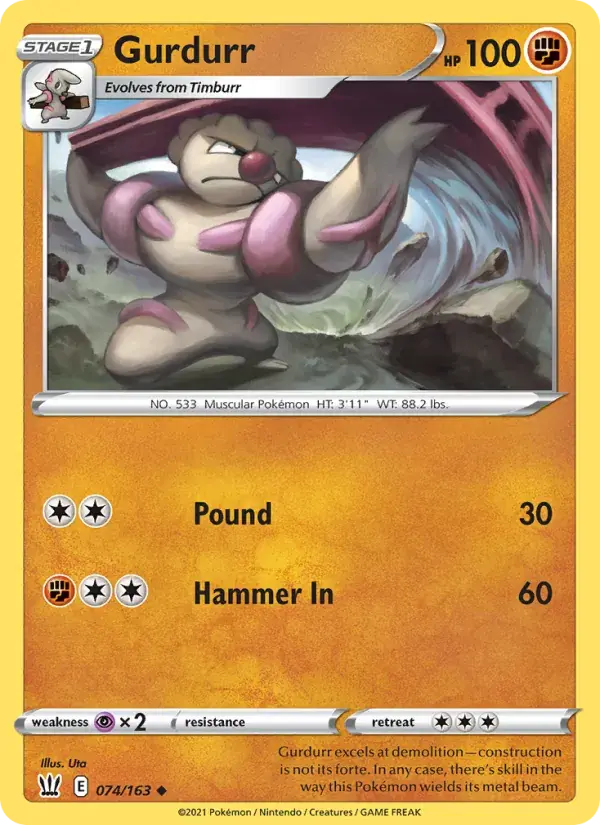 Gurdurr, Battle Styles 74/163
