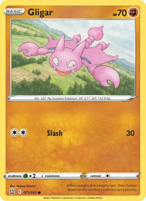Gligar, Battle Styles 71/163