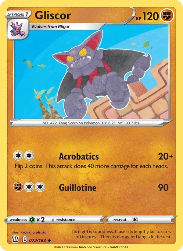 Gliscor, Battle Styles 72/163