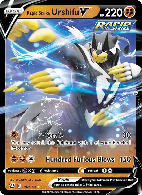 Rapid Strike Urshifu V, Battle Styles 87/163