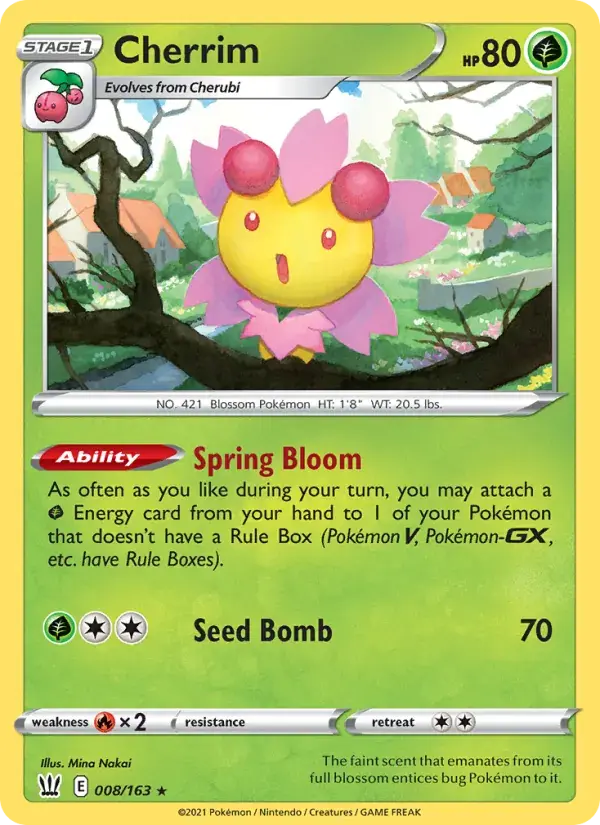 Cherrim, Battle Styles 8/163