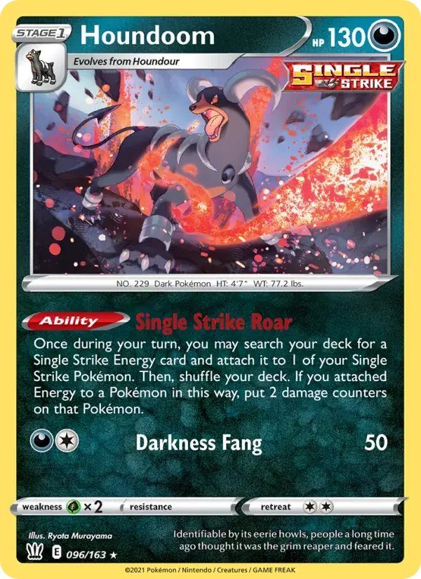 Houndoom, Battle Styles 96/163