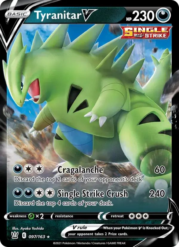 Tyranitar V, Battle Styles 97/163