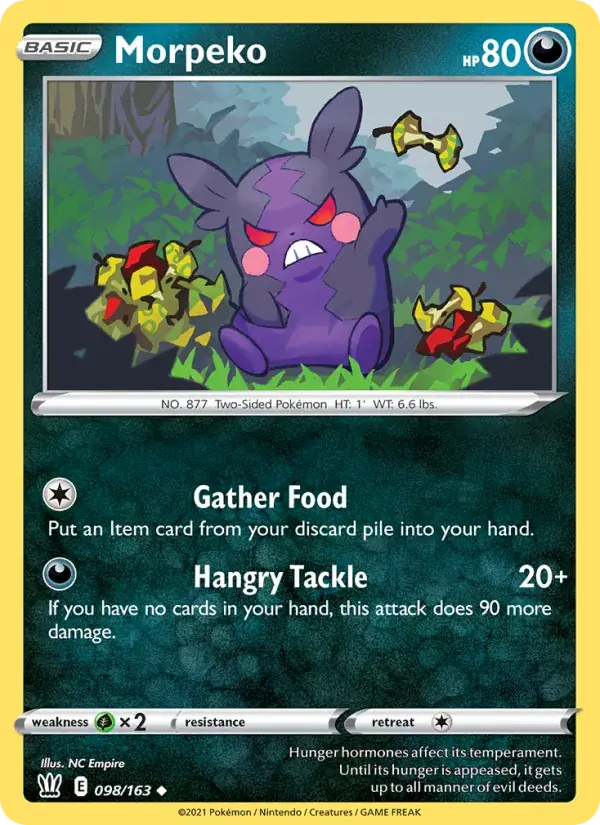 Morpeko, Battle Styles 98/163
