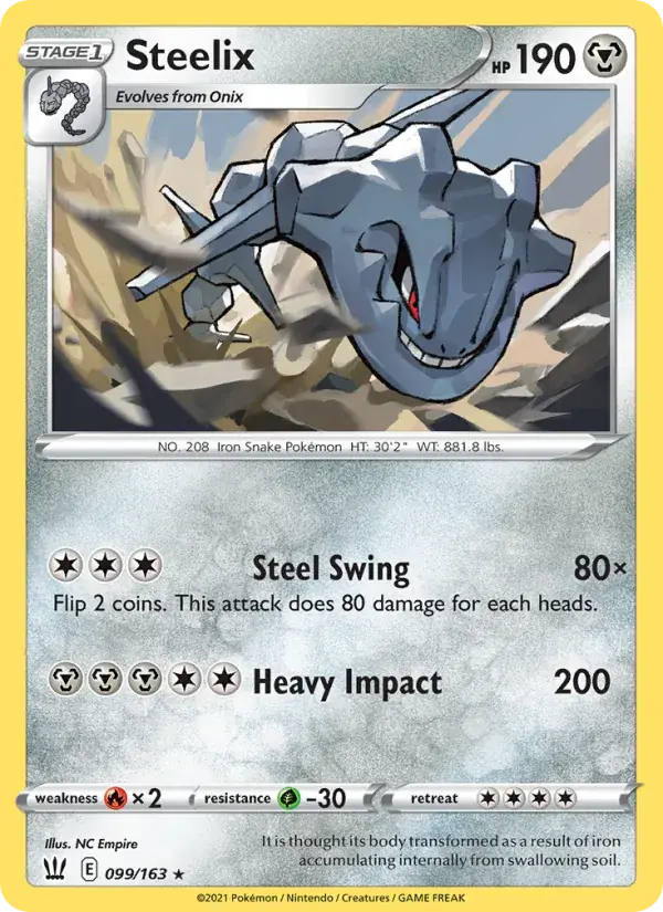 Steelix, Battle Styles 99/163