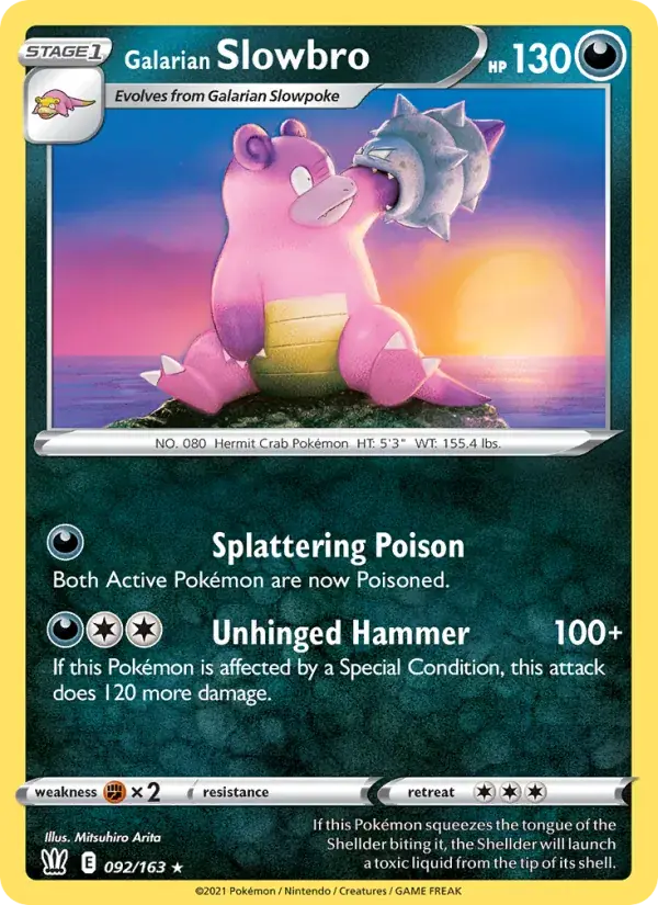 Galarian Slowbro, Battle Styles 92/163