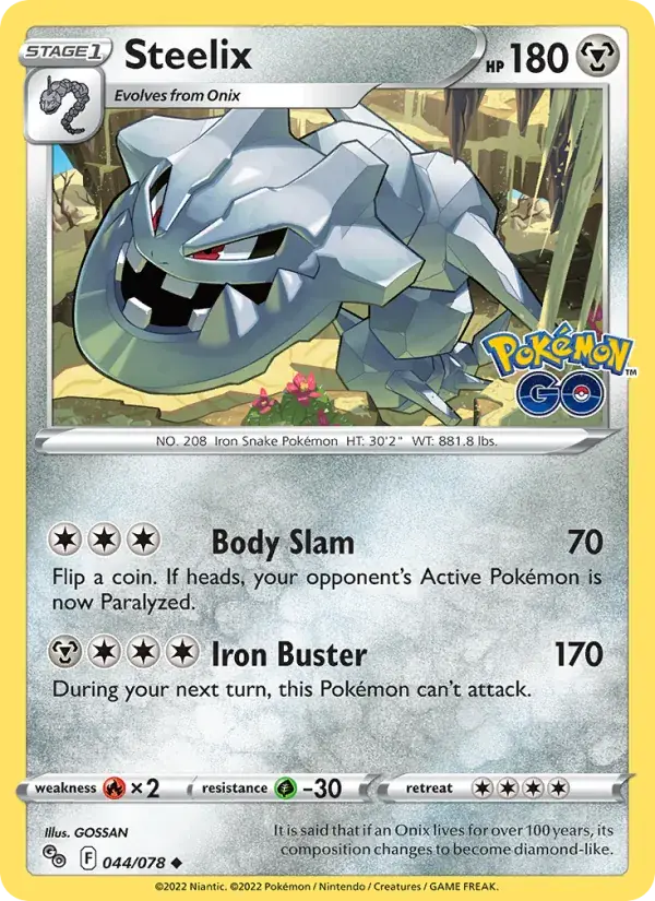 Steelix, Pokémon GO 044/78
