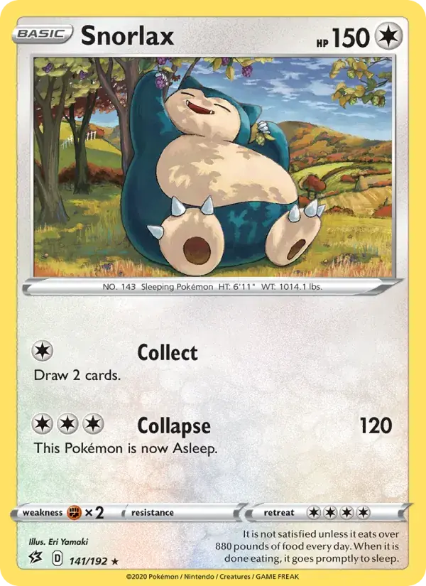 Snorlax, Rebel Clash 141/192