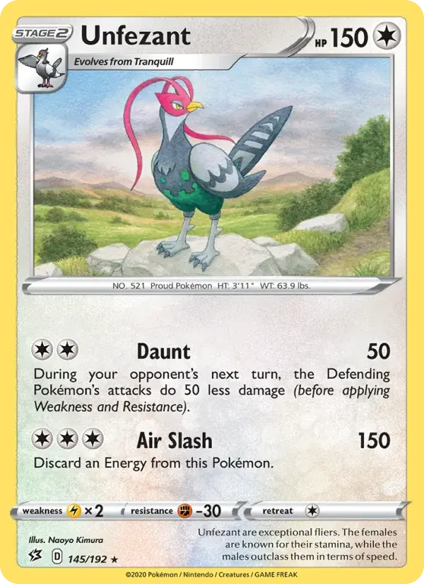 Unfezant, Rebel Clash 145/192
