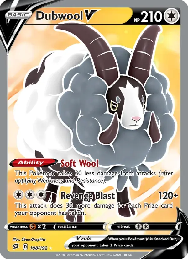 Dubwool V, Rebel Clash 188/192