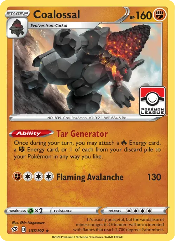 Coalossal, Rebel Clash 107/192