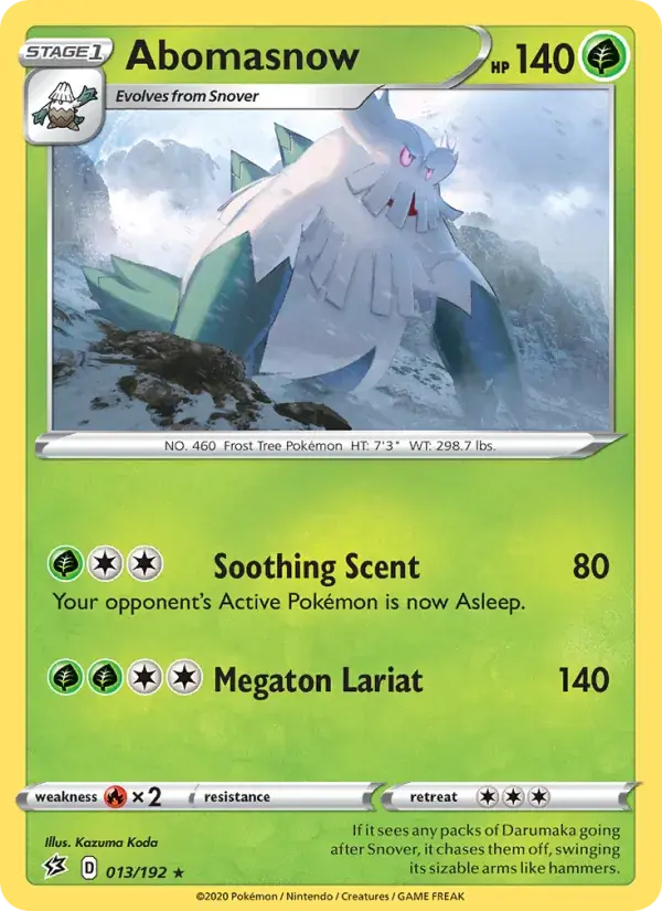 Abomasnow, Rebel Clash 13/192