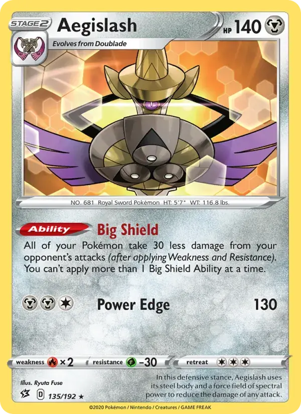 Aegislash, Rebel Clash 135/192