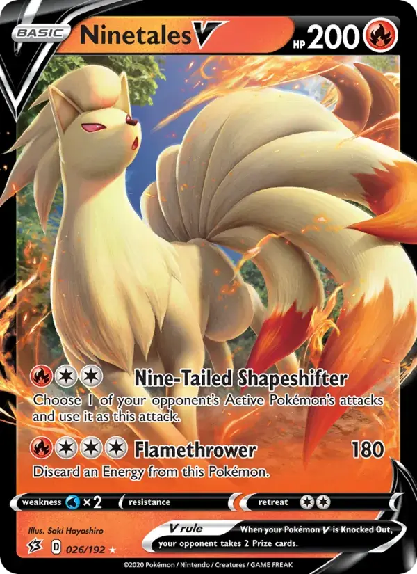 Ninetales V, Rebel Clash 26/192