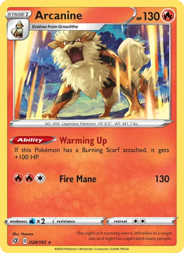 Arcanine, Rebel Clash 28/192