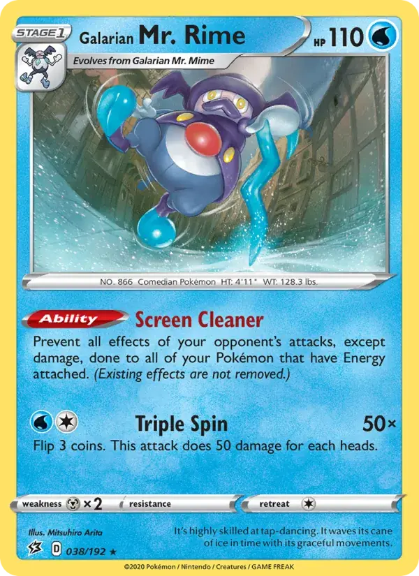 Galarian Mr. Rime, Rebel Clash 38/192