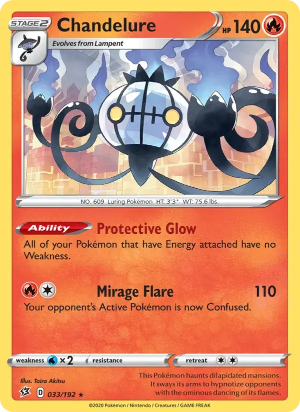 Chandelure, Rebel Clash 33/192