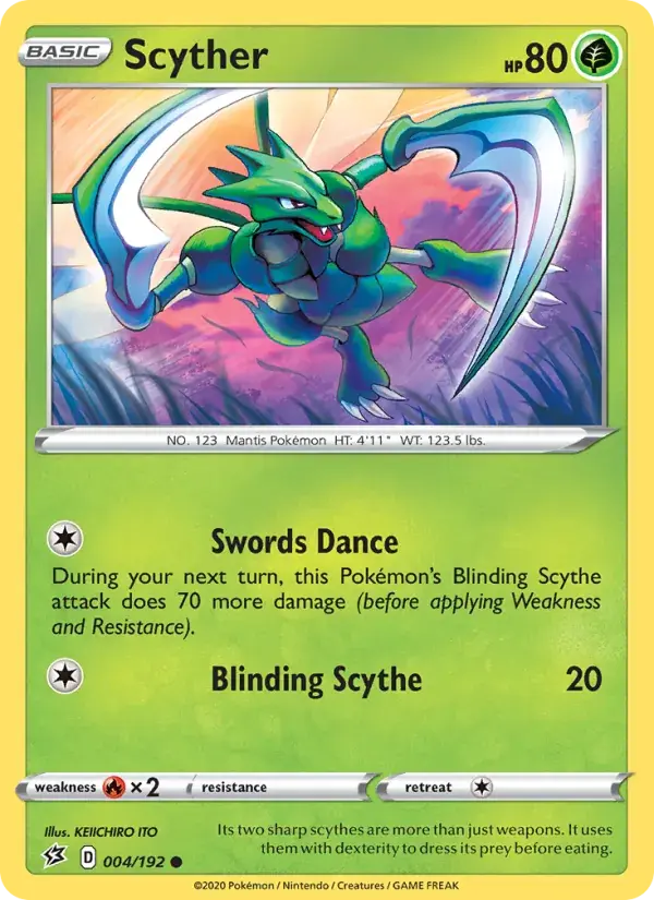 Scyther, Rebel Clash 4/192