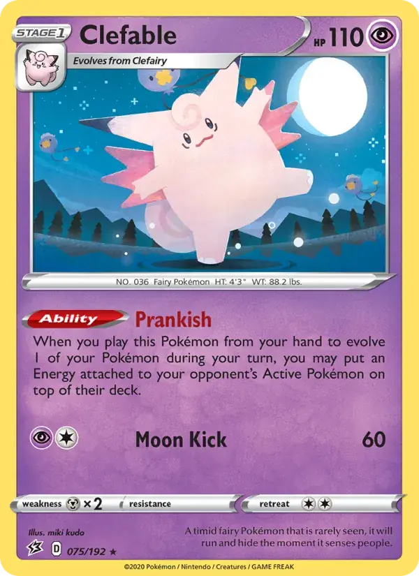 Clefable, Rebel Clash 75/192