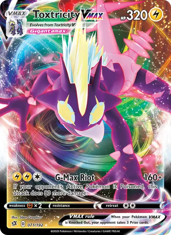 Toxtricity VMAX, Rebel Clash 71/192