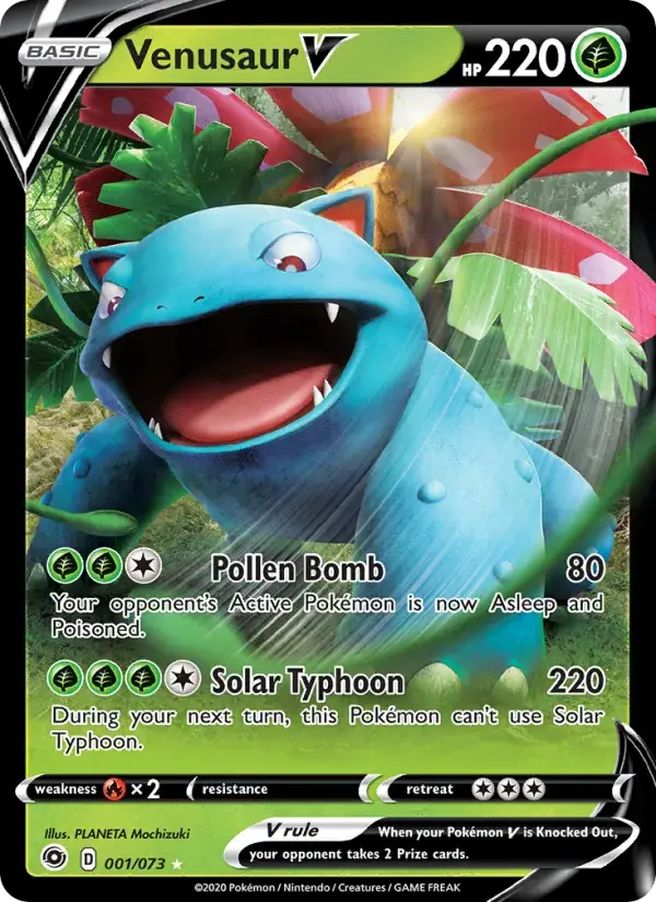 Venusaur V, Champion's Path 1/73