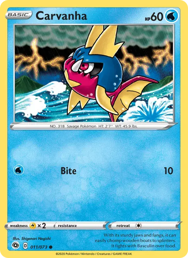Carvanha, Champion's Path 11/73