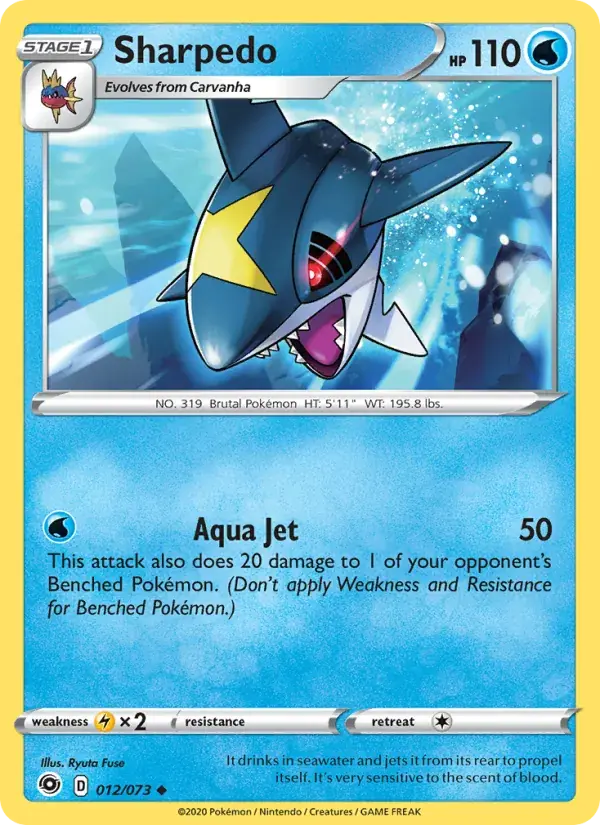 Sharpedo, Champion's Path 12/73