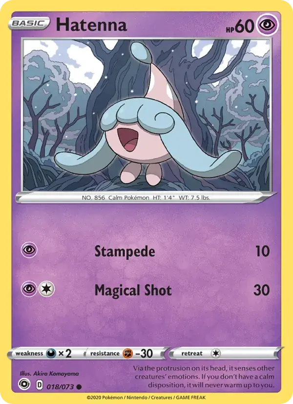 Hatenna, Champion's Path 18/73