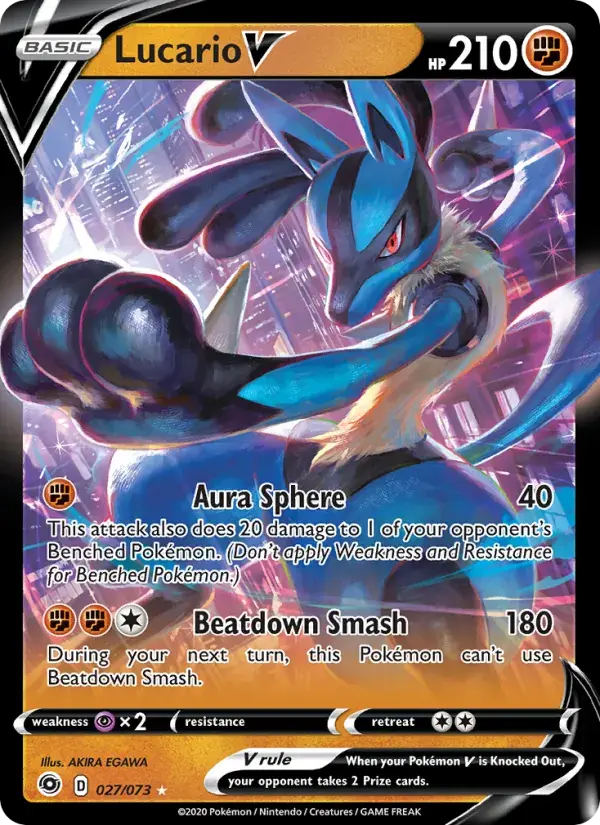 Lucario V, Champion's Path 27/73