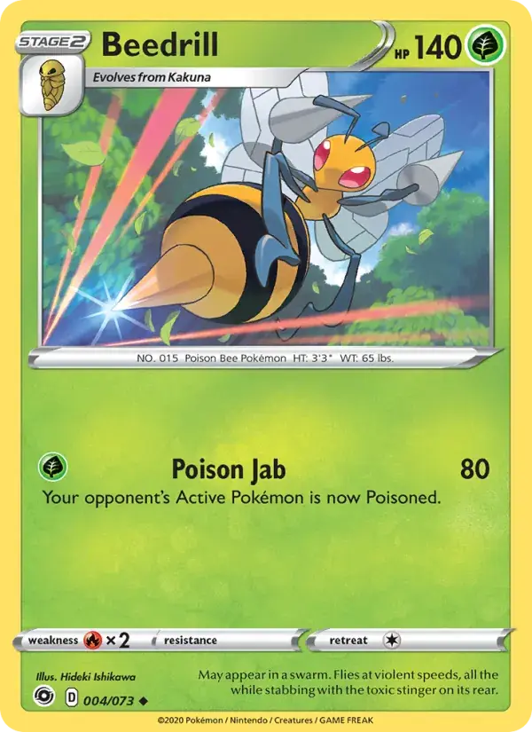 Beedrill, Champion's Path 4/73