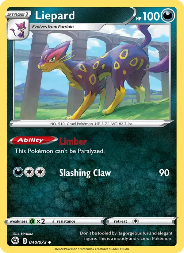 Liepard, Champion's Path 40/73