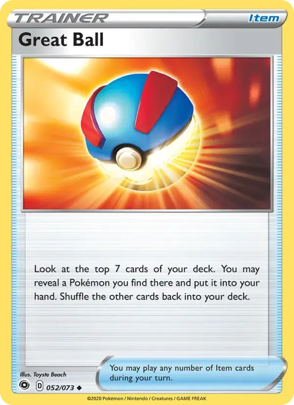 Great Ball, Champion's Path 52/73