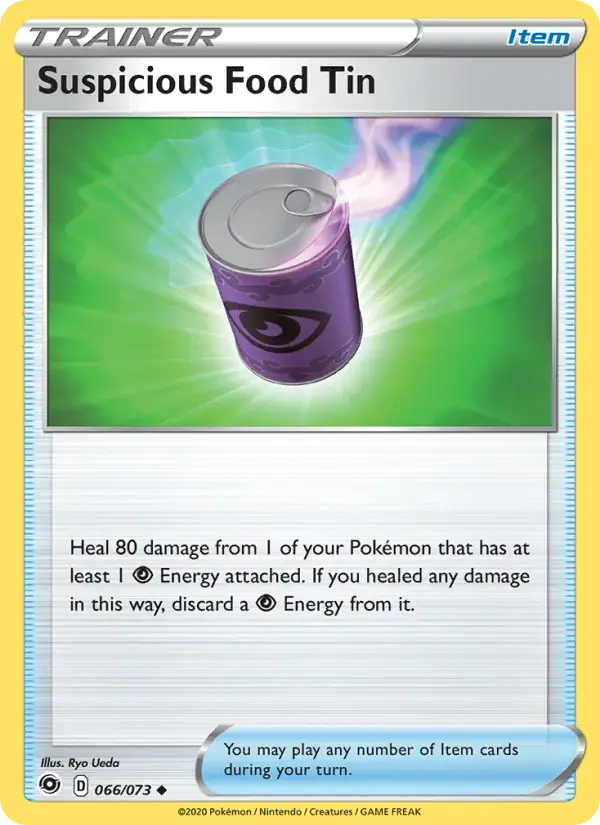 Suspicious Food Tin, Champion's Path 66/73
