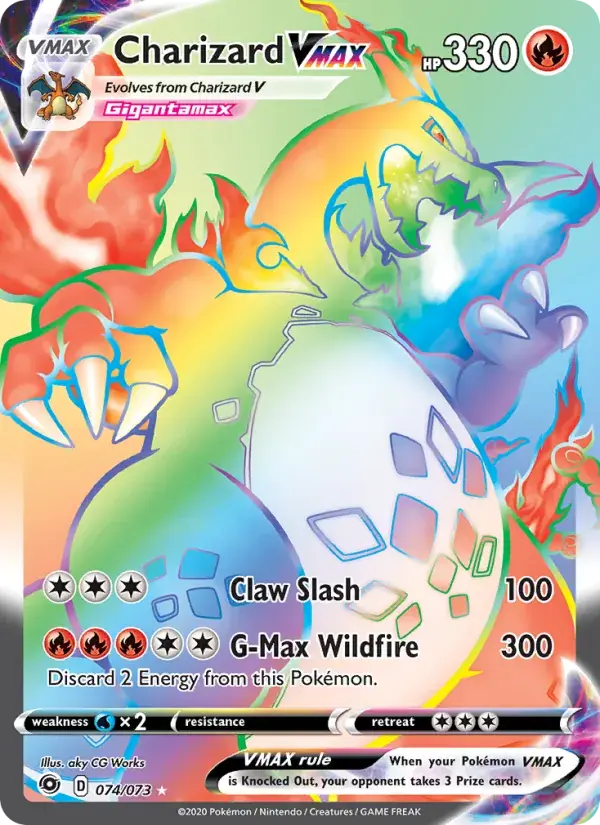 Charizard VMAX, Champion's Path 74/73