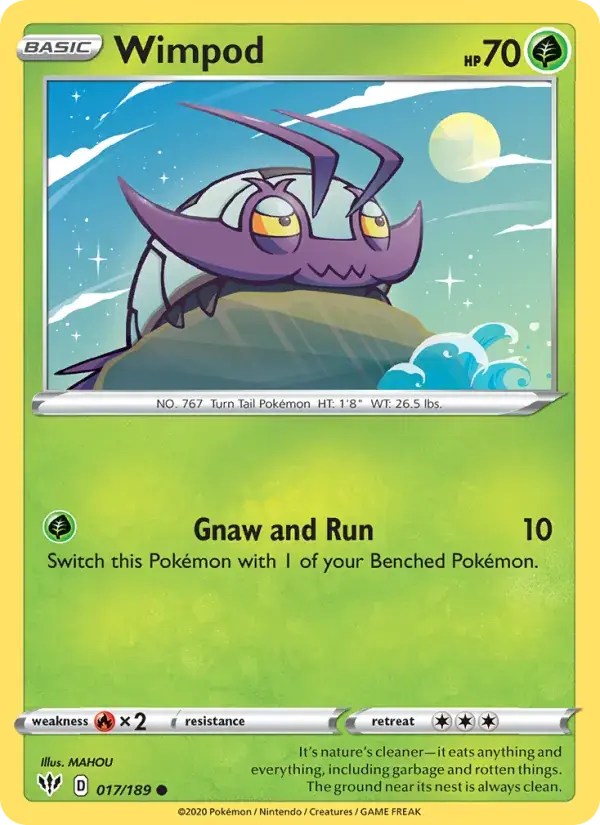 Wimpod, Darkness Ablaze 17/189