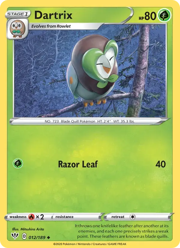 Dartrix, Darkness Ablaze 12/189