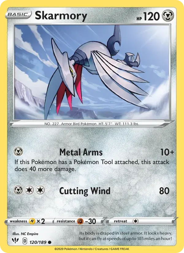 Skarmory, Darkness Ablaze 120/189