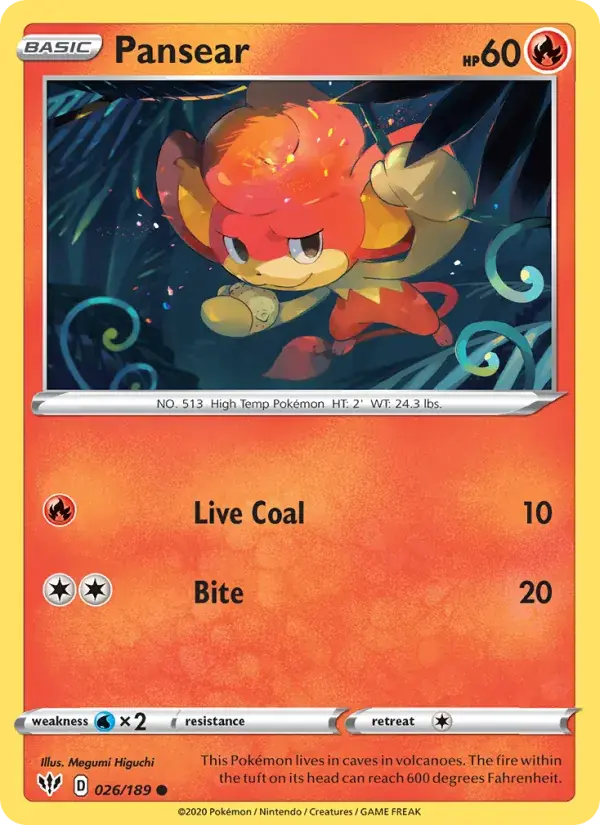 Pansear, Darkness Ablaze 26/189