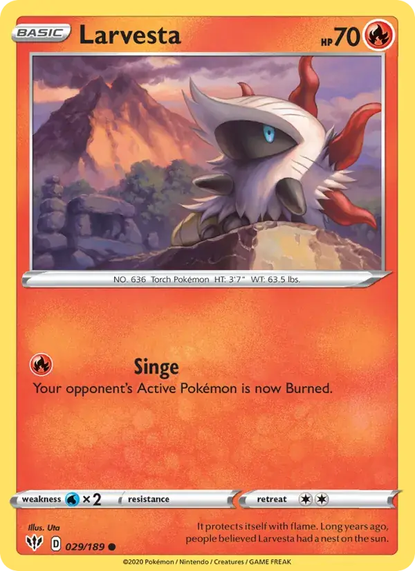 Larvesta, Darkness Ablaze 29/189