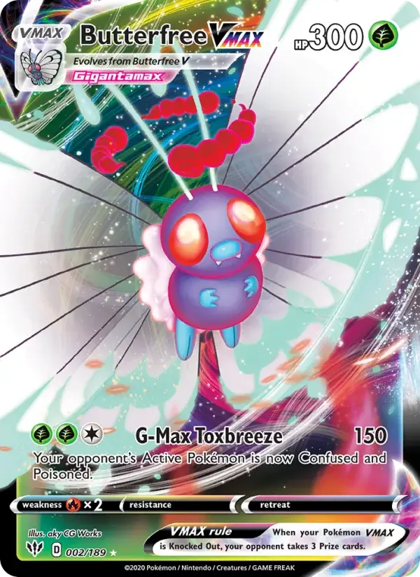 Butterfree VMAX, Darkness Ablaze 2/189