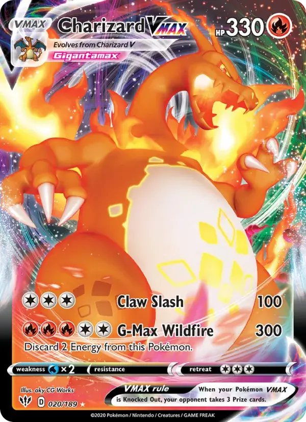 Charizard VMAX, Darkness Ablaze 20/189