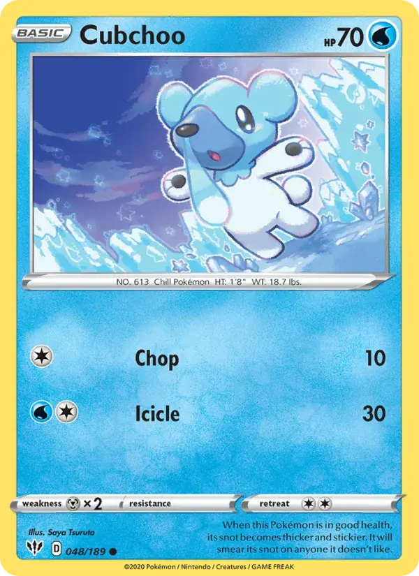 Cubchoo, Darkness Ablaze 48/189