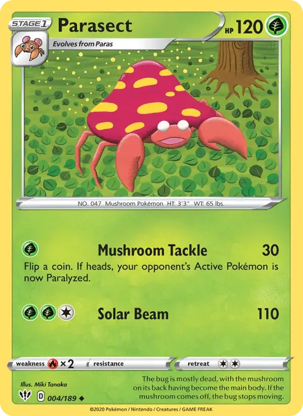 Parasect, Darkness Ablaze 4/189