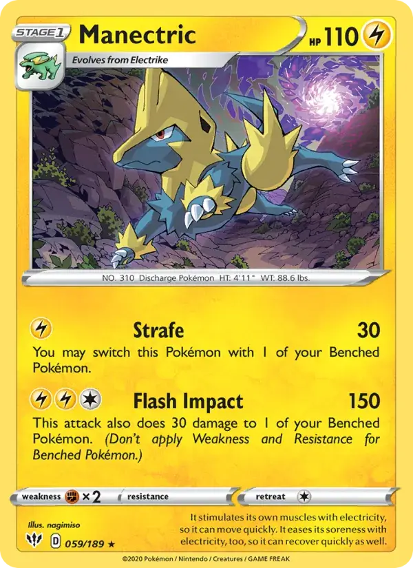 Manectric, Darkness Ablaze 59/189